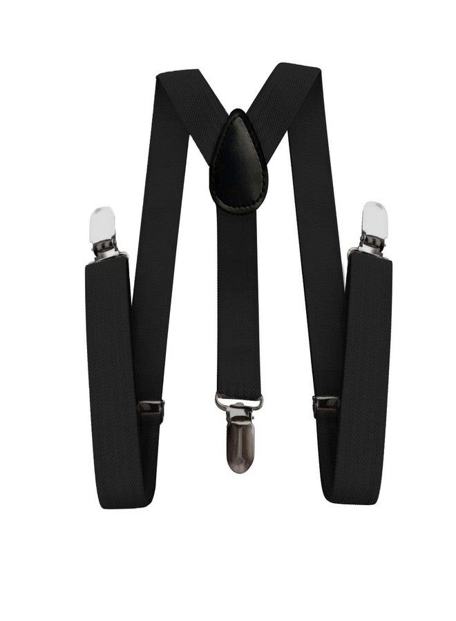 MYRISAM Kids 1920's Themed Party Costume Accessories Set Fedora Gangster Hat Adjustable Suspenders Bow Tie 3pcs Outfit Black 3-6T - Image 4